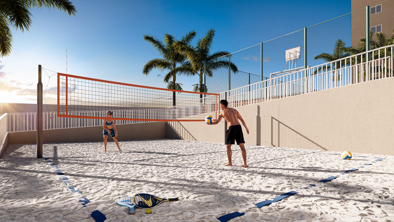 Quadra de Beach Tennis